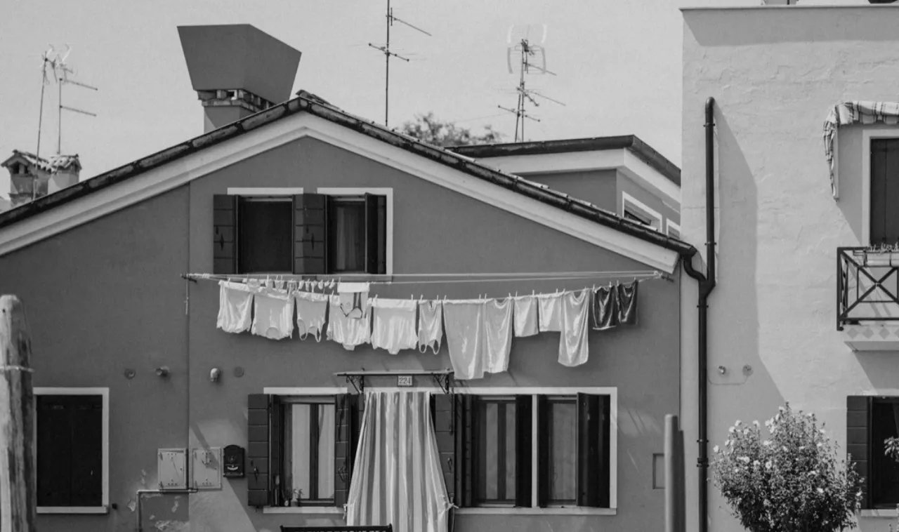 black and white photo